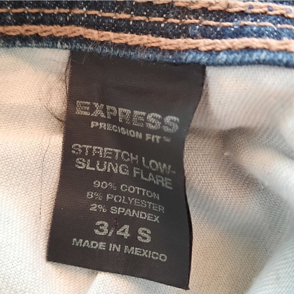 Express Denim Jeans Bootcut Blue - Picture 15 of 16